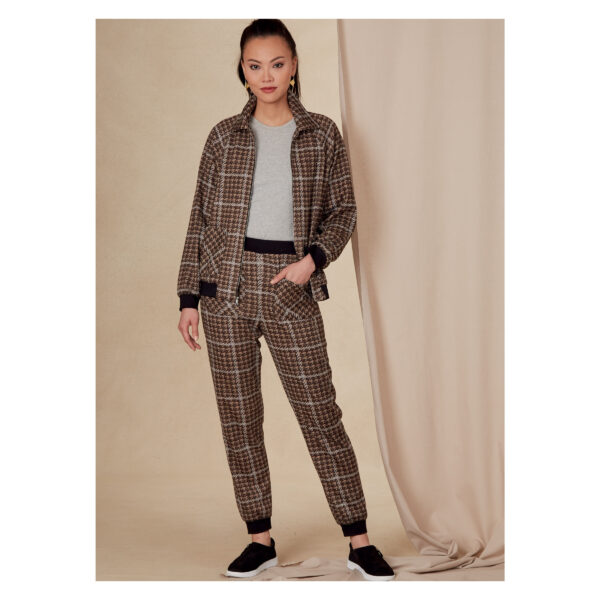 Vogue Schnittmuster V1832 - Hose und Jacke - Sportanzug - Jogger – Bild 2