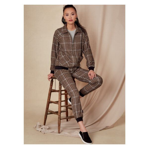 Vogue Schnittmuster V1832 - Hose und Jacke - Sportanzug - Jogger – Bild 4