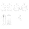 Vogue Schnittmuster V1835 - Hose und Shirt - Hausanzug – Bild 9