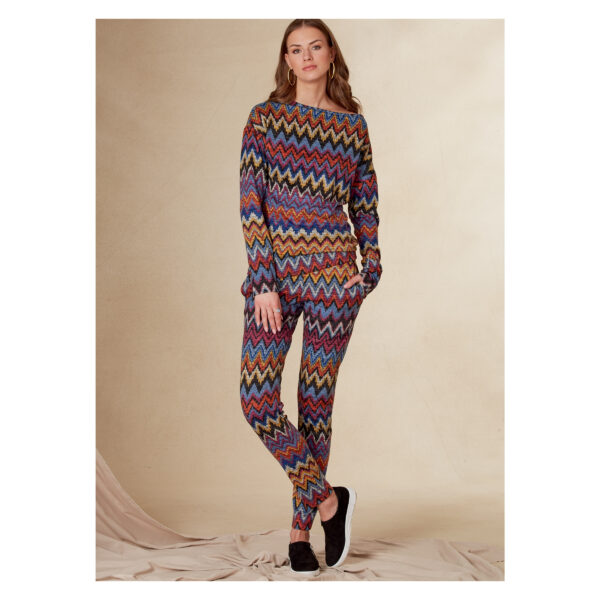 Vogue Schnittmuster V1835 - Hose und Shirt - Hausanzug – Bild 3