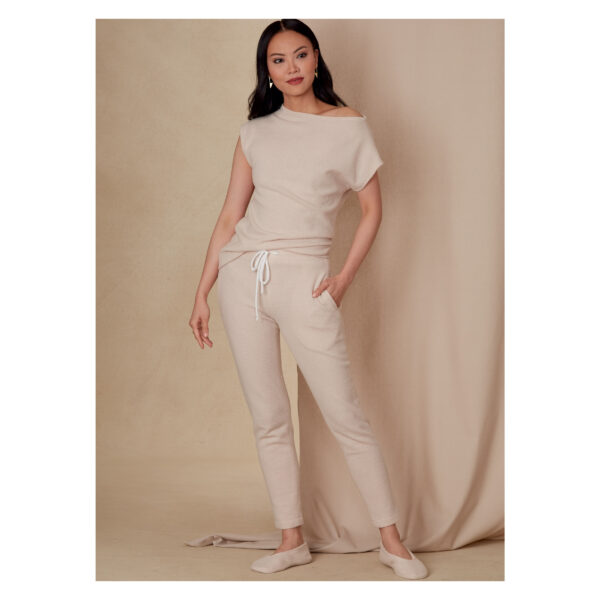 Vogue Schnittmuster V1835 - Hose und Shirt - Hausanzug – Bild 5