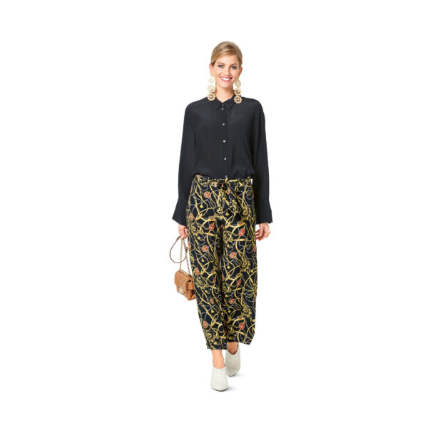 Burda Style Schnittmuster Nr. 6250 - Hosen - Weite Form - rückw. Gummizug – Bild 2