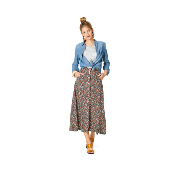 Burda Style Schnittmuster Nr. 6252 - Rock - Röcke in Midi & Mini – Bild 5