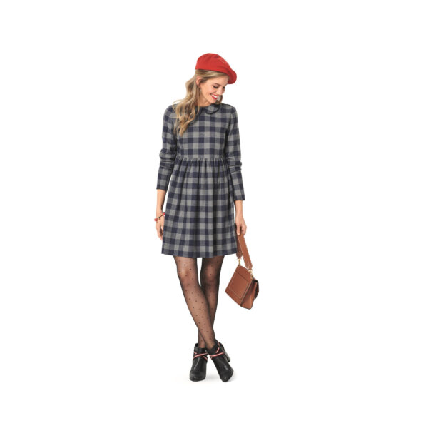 Burda Style Schnittmuster Nr. 6265 - Kleider mit Midirock & Bubi-Kragen – Bild 2