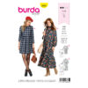 Burda Style Schnittmuster Nr. 6265 - Kleider mit Midirock & Bubi-Kragen