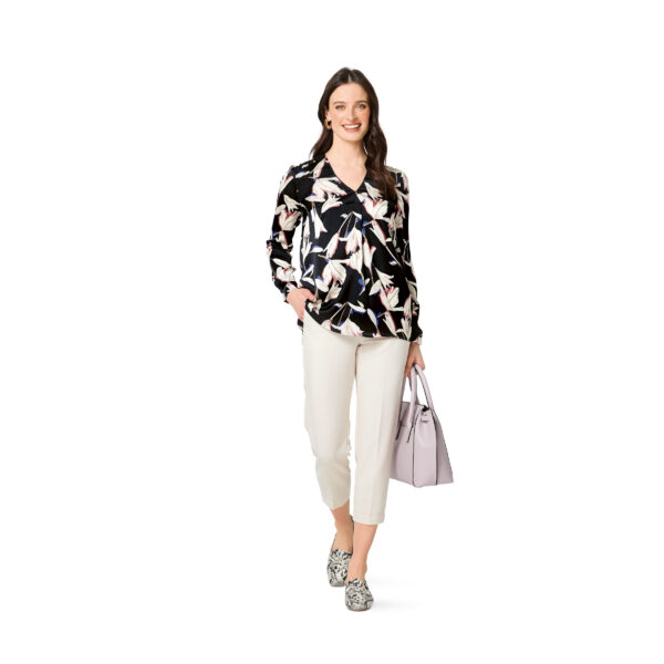 Burda Style Schnittmuster Nr. 6278 - Blusen - Longblusen - V-Ausschnitt – Bild 5