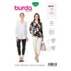 Burda Style Schnittmuster Nr. 6278 - Blusen - Longblusen - V-Ausschnitt