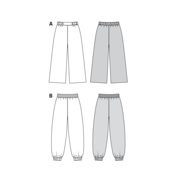 Burda Style Schnittmuster Nr. 6283 - Hose - Hosen im Leisure-Look – Bild 9