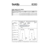 Burda Style Schnittmuster Nr. 6283 - Hose - Hosen im Leisure-Look – Bild 8