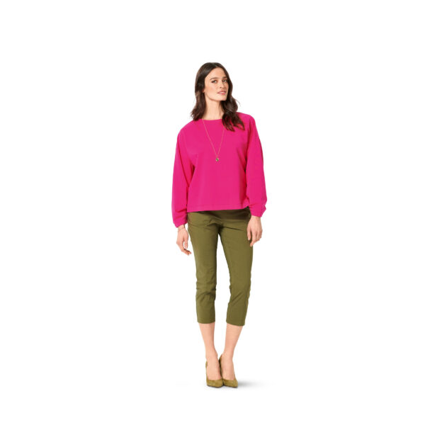 Burda Style Schnittmuster Nr. 6296 - Hoodie - Pullover - Sweatshirts – Bild 2