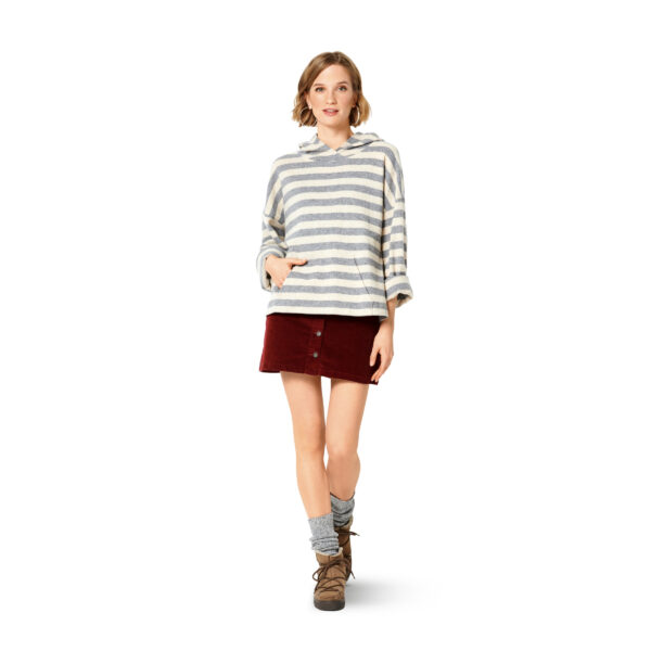 Burda Style Schnittmuster Nr. 6296 - Hoodie - Pullover - Sweatshirts – Bild 8