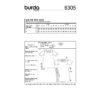 Burda Style Schnittmuster Nr. 6305 - Shirt und Kleid - Falten am Ausschnitt – Bild 4