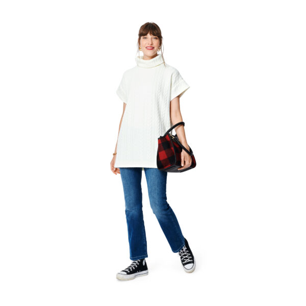 Burda Style Schnittmuster Nr. 5963 - Pullover - Pullis mit Rollkragen – Bild 6