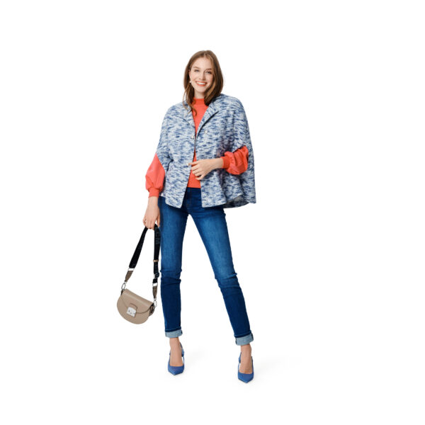 Burda Style Schnittmuster Nr. 5964 - Cape – Ärmelschlitze - kleiner Kragen – Bild 2