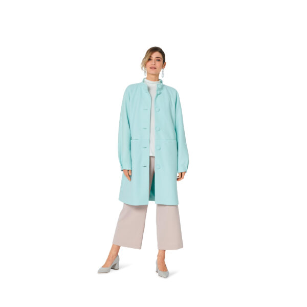 Burda Style Schnittmuster Nr. 5974 - Jacke u. Mantel - Raglanärmel - Stehkragen – Bild 2