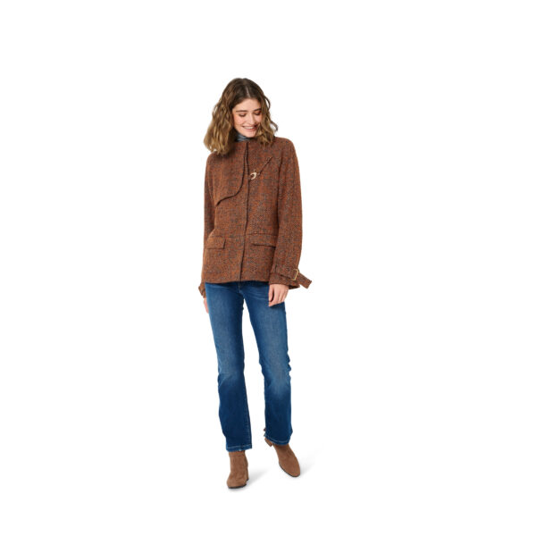 Burda Style Schnittmuster Nr. 5974 - Jacke u. Mantel - Raglanärmel - Stehkragen – Bild 5