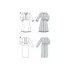 Burda Style Schnittmuster Nr. 5983 - Kleid - Taillenbund, weiter oder enger Rock – Bild 10
