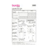 Burda Style Schnittmuster Nr. 5983 - Kleid - Taillenbund, weiter oder enger Rock – Bild 9