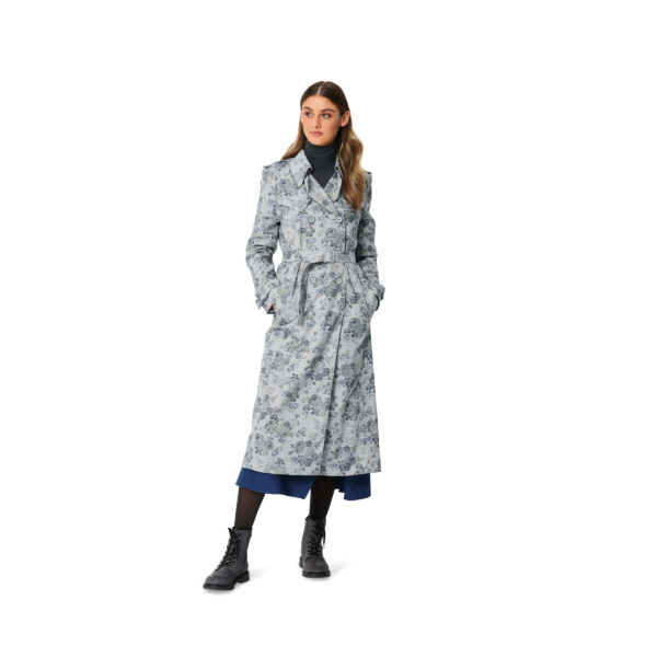 Burda Style Schnittmuster Nr. 5984 - Mantel - Kaban-Jacke und Trenchcoat – Bild 2
