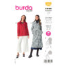 Burda Style Schnittmuster Nr. 5984 - Mantel - Kaban-Jacke und Trenchcoat