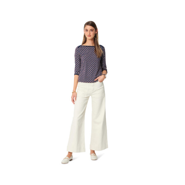 Burda Style Schnittmuster Nr. 5985 - Kleid und Shirt mit U-Boot-Ausschnitt – Bild 5
