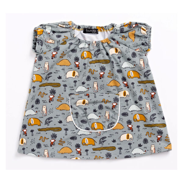 Burda Kids Schnittmuster Nr. 9239 - Kombination - Kleidchen, Bluse und Hose – Bild 3