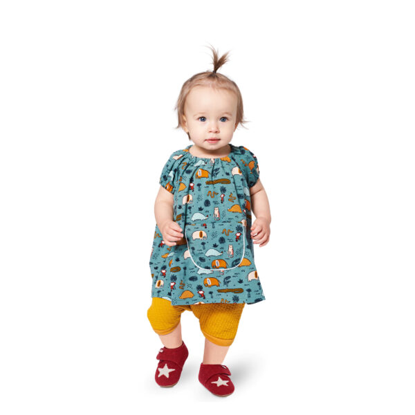 Burda Kids Schnittmuster Nr. 9239 - Kombination - Kleidchen, Bluse und Hose – Bild 2