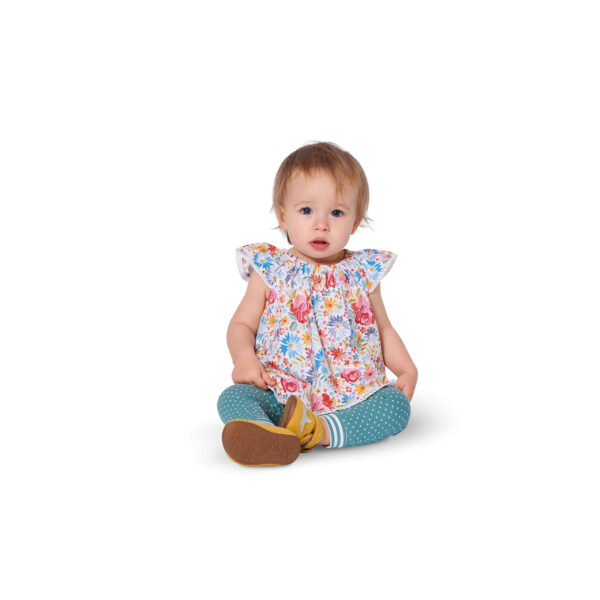 Burda Kids Schnittmuster Nr. 9239 - Kombination - Kleidchen, Bluse und Hose – Bild 4