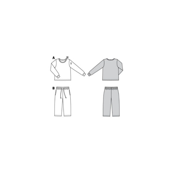 Burda Kids Schnittmuster Nr. 9250 - Kombination - Longsleeve und Hose – Bild 9