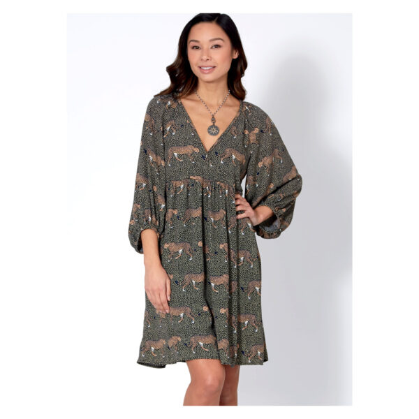 McCalls Schnittmuster M7969 - Kleid - Bohostil - angeriehener Rock – Bild 2