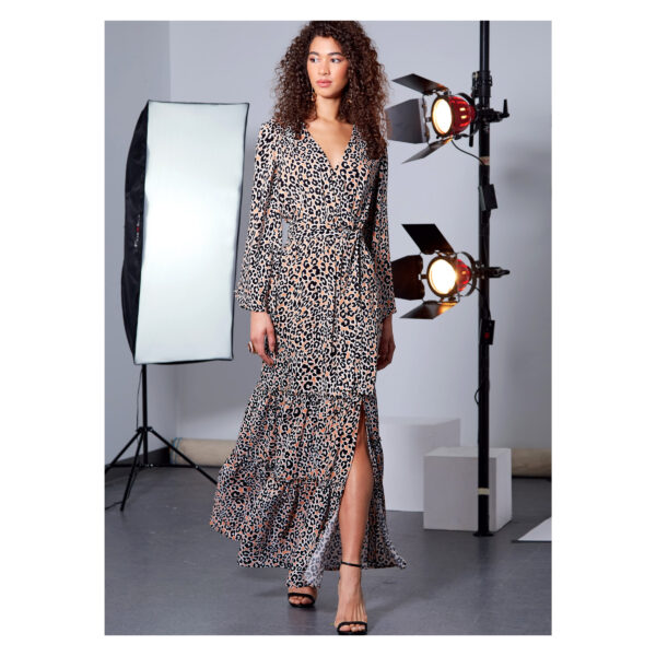 McCalls Schnittmuster M7970 - Kleid - mit Volant - Rüschen - schräger Verschluss – Bild 6