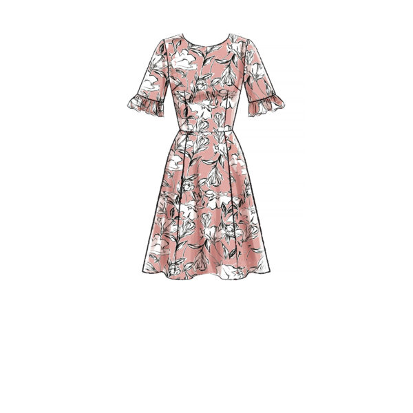 McCalls Schnittmuster M7971 - Kleid - Teilungsnaht an der Taille - Abnäher – Bild 3