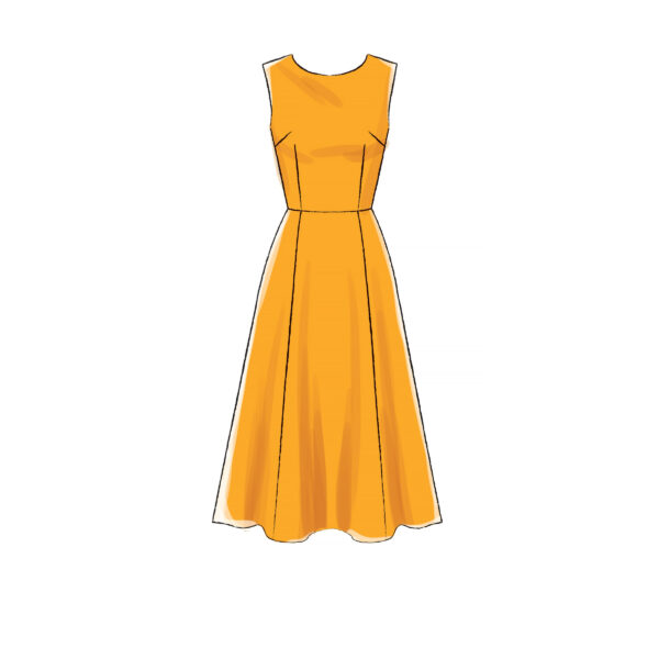 McCalls Schnittmuster M7971 - Kleid - Teilungsnaht an der Taille - Abnäher – Bild 5