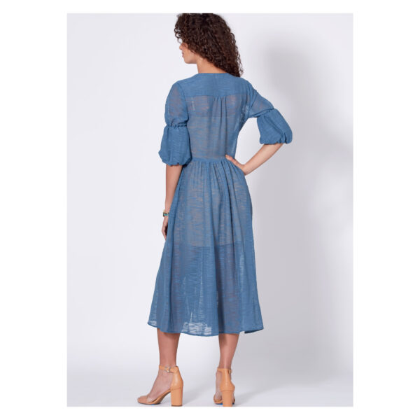McCalls Schnittmuster M7974 - Kleid - breiter Bund - eingeriehen – Bild 7