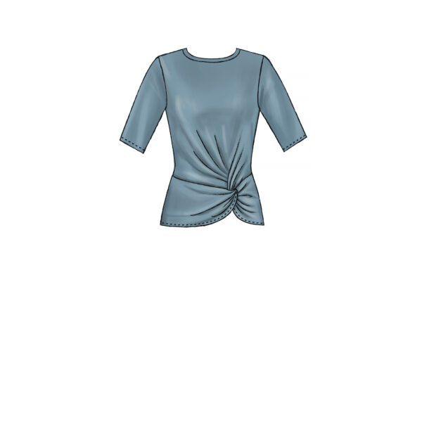 McCalls Schnittmuster M7975 - Bluse - Shirt - verknotet – Bild 4