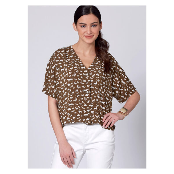McCalls Schnittmuster M7976 - Bluse - Shirt - Knopfleiste vorn – Bild 2
