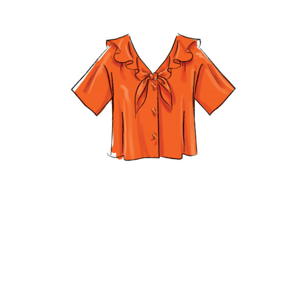 McCalls Schnittmuster M7976 - Bluse - Shirt - Knopfleiste vorn – Bild 3