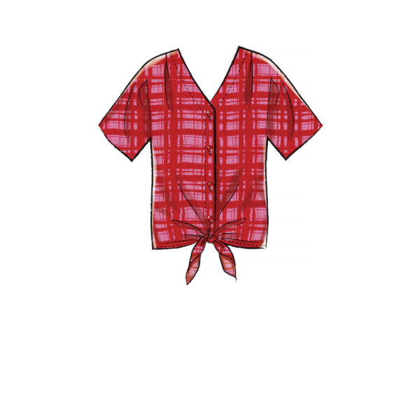 McCalls Schnittmuster M7976 - Bluse - Shirt - Knopfleiste vorn – Bild 5