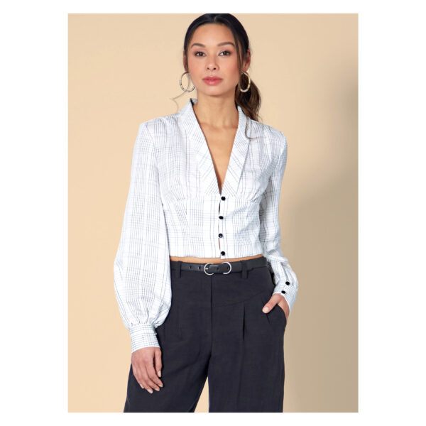 McCalls Schnittmuster M7978 - Bluse - Shirt - tailliert - Raffung im Oberteil – Bild 2