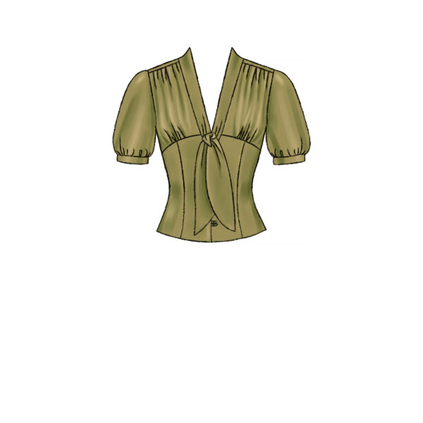 McCalls Schnittmuster M7978 - Bluse - Shirt - tailliert - Raffung im Oberteil – Bild 5