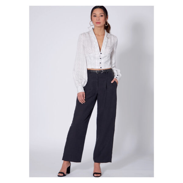 McCalls Schnittmuster M7978 - Bluse - Shirt - tailliert - Raffung im Oberteil – Bild 6