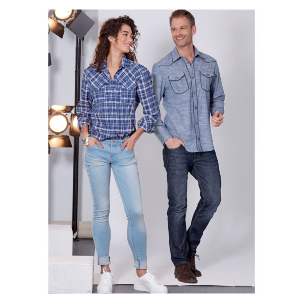McCalls Schnittmuster M7980 - Hemd - Jeanshemd - Unisex – Bild 3