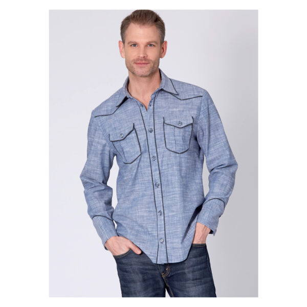 McCalls Schnittmuster M7980 - Hemd - Jeanshemd - Unisex – Bild 4
