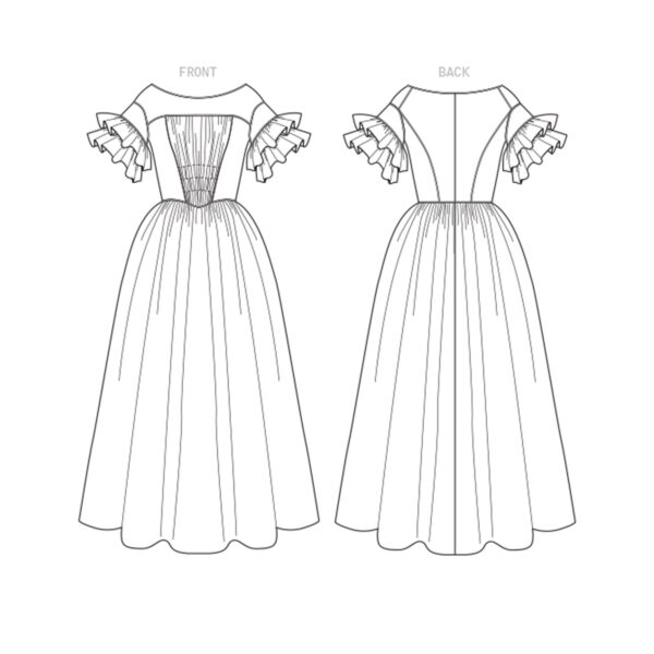 McCalls Schnittmuster M7988 - Kostüm - Kleid - Steampunk - Larp - Mittelalter – Bild 6