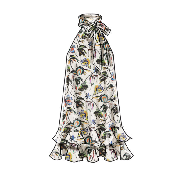 McCalls Schnittmuster M7995 - Kleid - ausgestellt - Volant - Rüschen – Bild 3