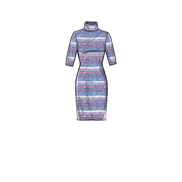 McCalls Schnittmuster M7999 - Kleid - schlicht und elegant - Strickkleid – Bild 4