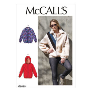 McCalls Schnittmuster M8019 - Jacke - Blouson - Kapuzenjacke