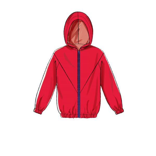 McCalls Schnittmuster M8019 - Jacke - Blouson - Kapuzenjacke – Bild 3