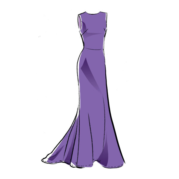 McCalls Schnittmuster M8038 - Abendkleid - rückenfrei – Bild 4