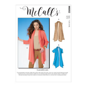 McCalls Schnittmuster M8052 - Weste oder Jacke